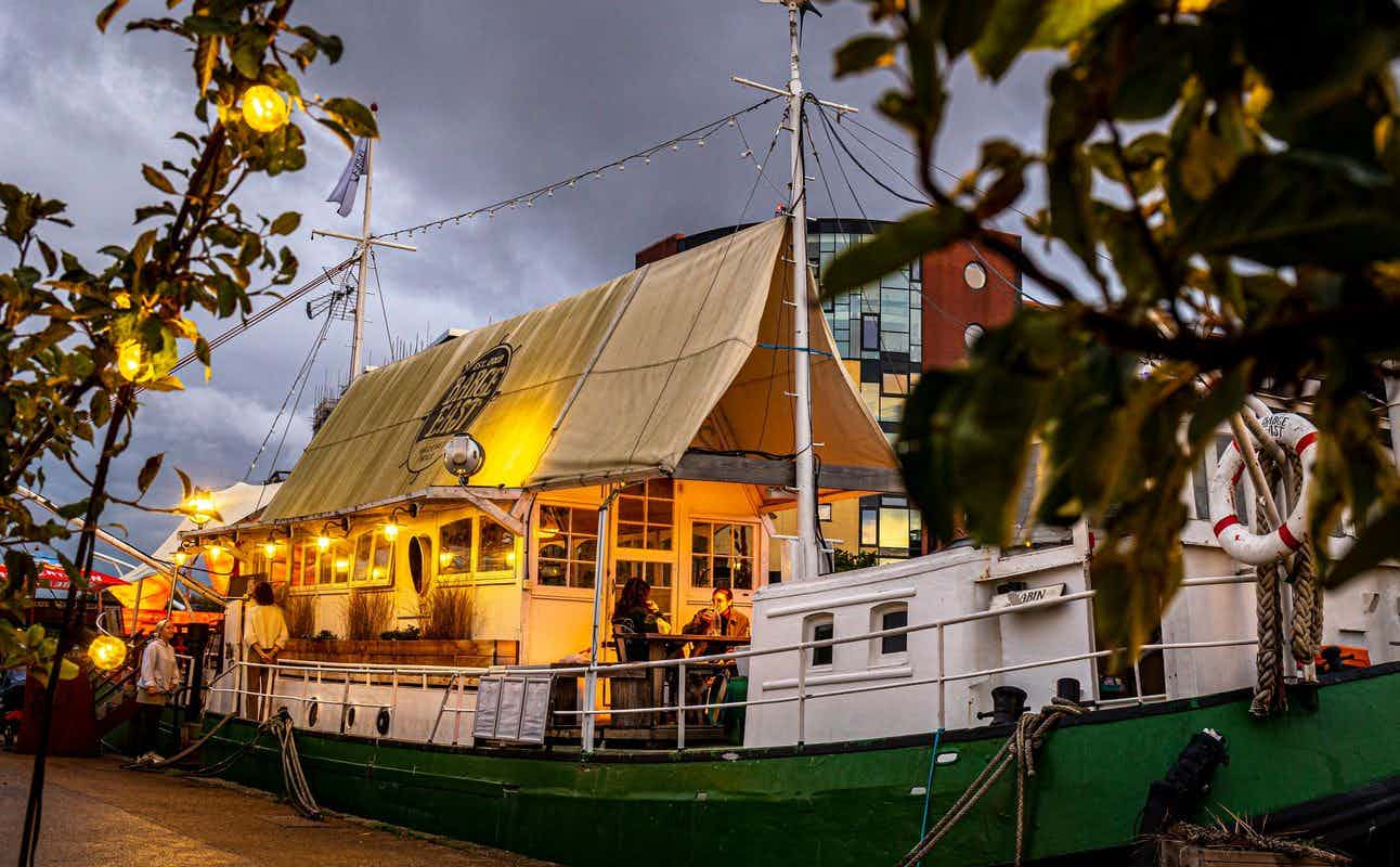 All aboard! WIN with Barge East and dine on the water 🥳