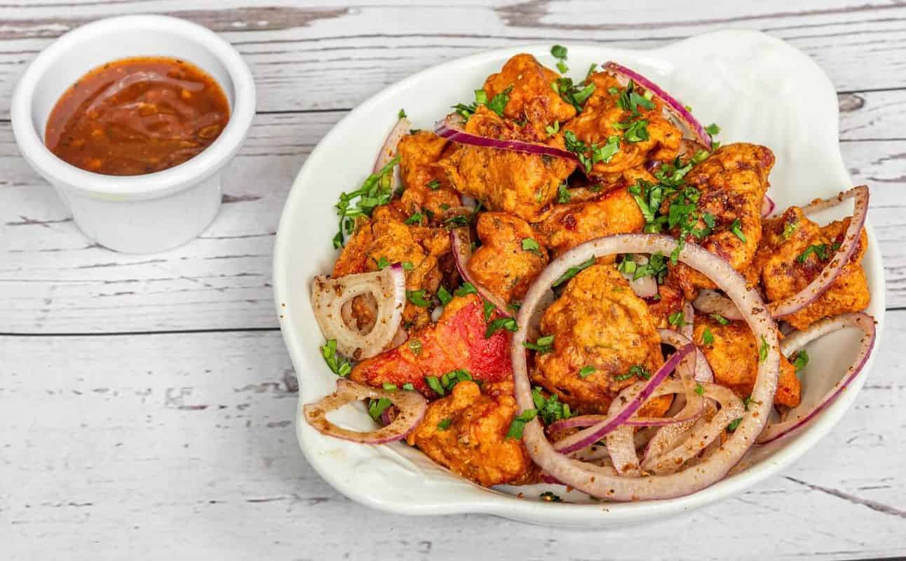 Enjoy Indian, European, Vegetarian options, Restaurant, $$$, Families and Groups cuisine at The Goat King at 24 Carat Bistro in Jewellery Quarter, Birmingham