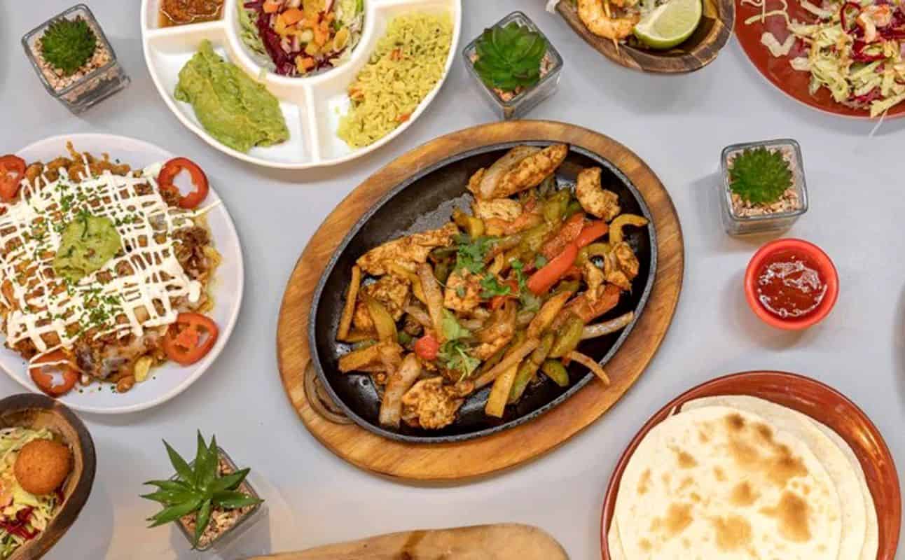 Enjoy Mexican, Gluten Free options, Vegan options, Vegetarian options, Restaurant, Indoor & outdoor seating, Child friendly, $$, Groups and Families cuisine at La Parrilla Lark Lane in Lark Lane, Liverpool