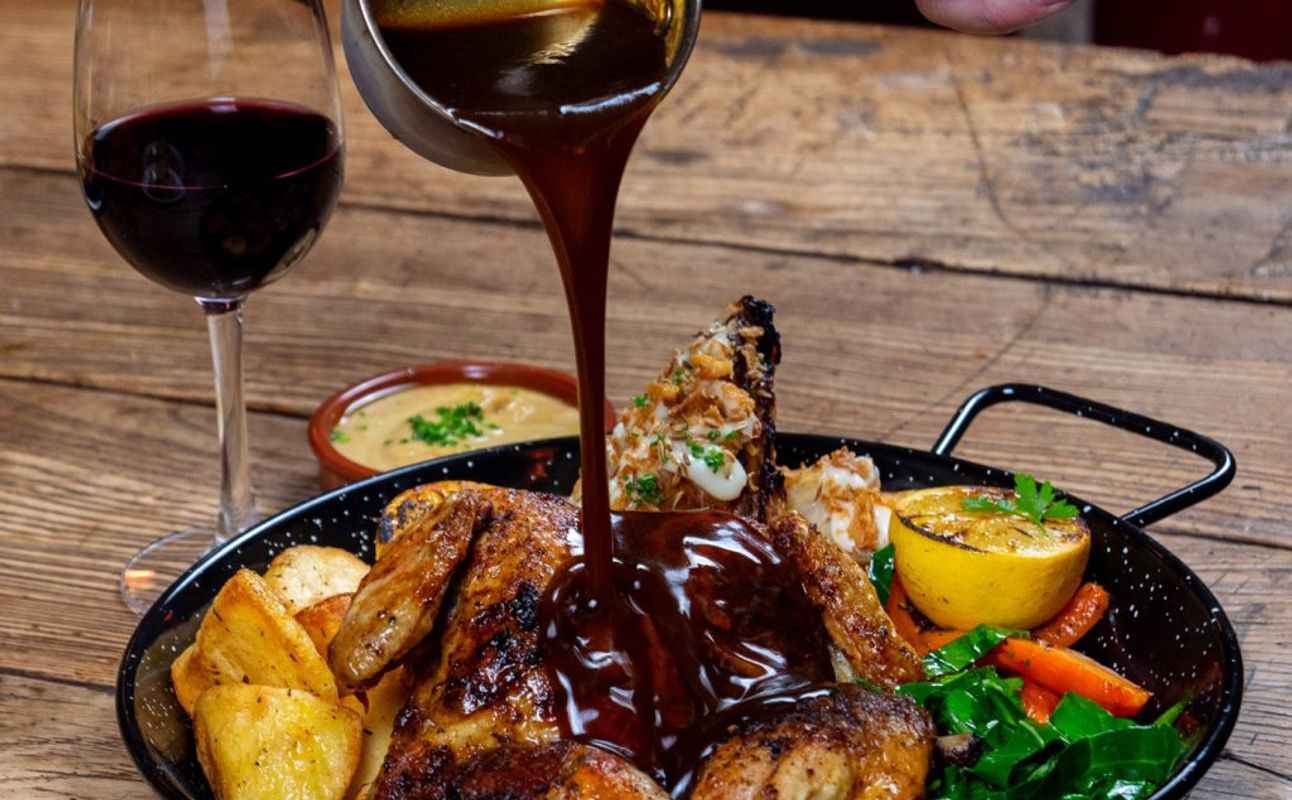 Enjoy Mediterranean, European, Spanish, Vegetarian options, Gluten Free options, Restaurant, Table service, Indoor & outdoor seating, $$, Groups, Families and Live music cuisine at Gremio De Brixton in Brixton, London