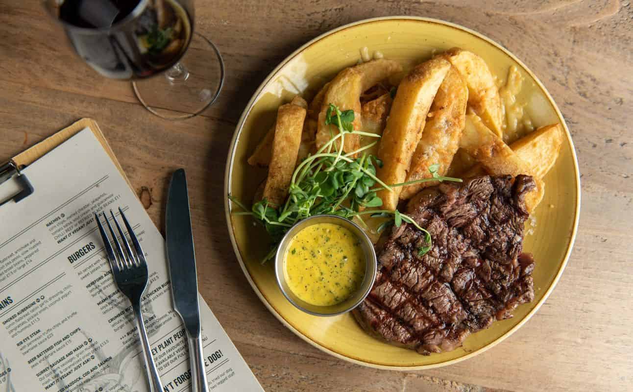 Enjoy British, Pub Food, Vegetarian options, Vegan options, Gluten Free options, Bars & pubs, Highchairs available, Table service, Indoor & outdoor seating, Dog friendly, $$, Groups, Special occasion and Date night cuisine at The Artful Duke in Bromley, London