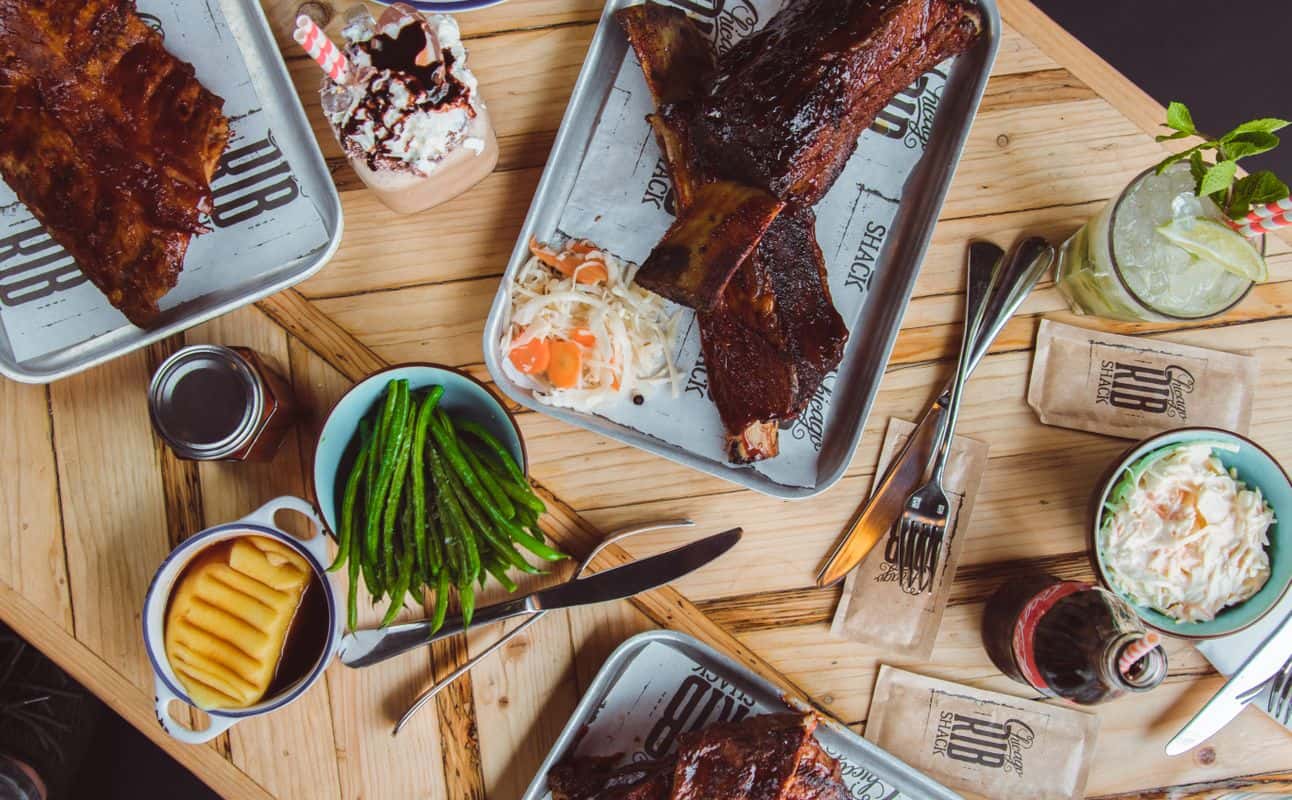 Enjoy American and BBQ cuisine at Chicago Rib Shack - Clapham in Clapham, London