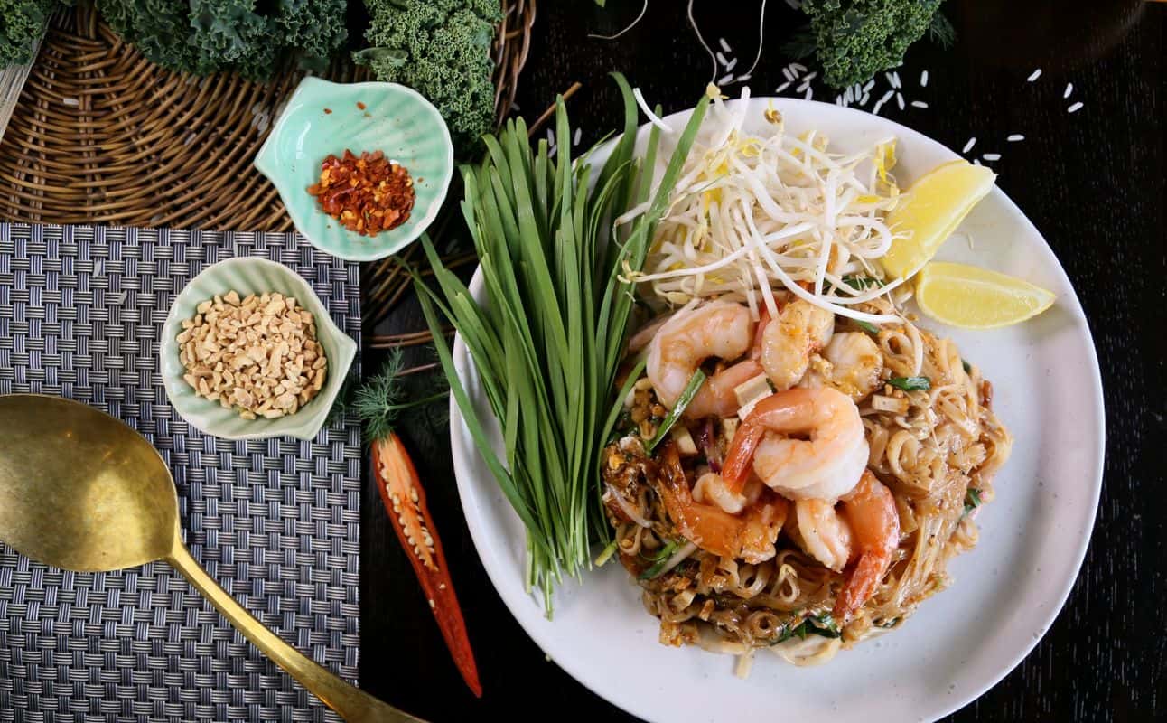 Enjoy Thai, Vegan options, Vegetarian options, Restaurant, Free wifi, Table service, $$, Families and Groups cuisine at Praya Thai in Cardiff Central, Cardiff