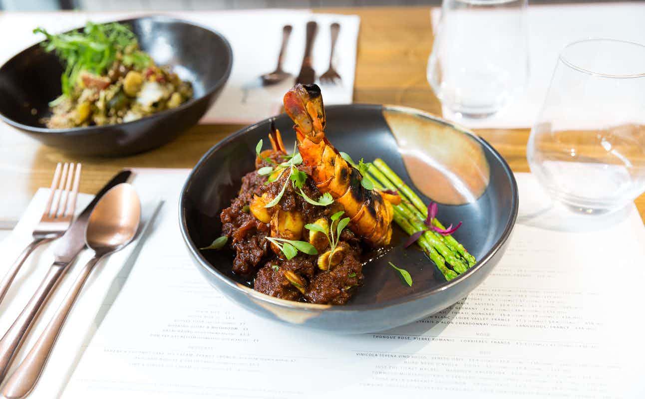 Enjoy Burmese, Asian, Small Plates, Vegan Options, Vegetarian options, Gluten Free Options, Restaurant, Indoor & Outdoor Seating, Free Wifi, $$, Families and Groups cuisine at Lahpet Shoreditch in Shoreditch, London