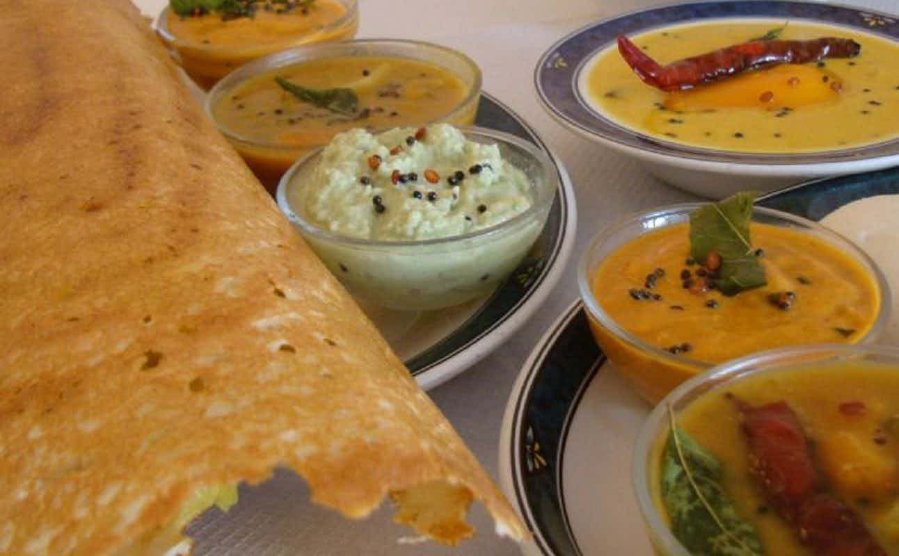 Enjoy South Indian, Asian, Vegan Options, Vegetarian options, Gluten Free Options, Restaurant, Late night, Highchairs available, Wheelchair accessible, Free Wifi, Non-smoking, $$, Families and Groups cuisine at Krishnas Inn in Clifton, Bristol